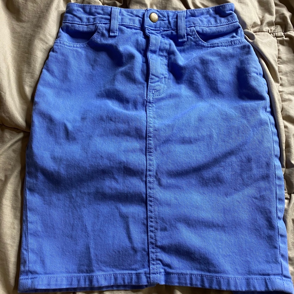 American Apparel jean skirt